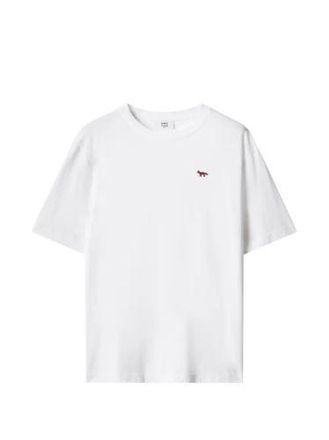 Maison Kitsun&eacute; Maison Kitsune | Red Profile Fox Comfort Tee-Shirt - XL