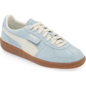 Puma Palermo Leather Sneaker in Turquoise Surf-Pristine-Gum at Nordstrom Rack, Size 6.5