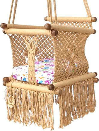 Hamac del sol Hamaca bebé macramé topo