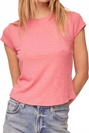 Bella Dahl Baby Crew Tee In Spiced Hibiscus