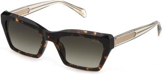 Police SPLG22 0909 Womens Sunglasses Tortoiseshell Size 56