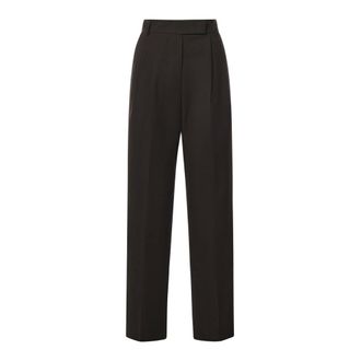 Frankie Shop Rechte broek - Dames - Broeken - Bruin - Maat: M Zijde