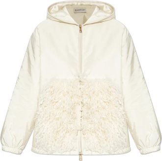 Moncler Hooded Jacket - Dames - Zomerjassen - Beige - S - Polyester - Jassen