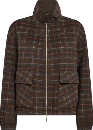 Mos Mosh Riley Miley Jacket - Dames - Zomerjassen - Bruin - M - Leer - Jassen
