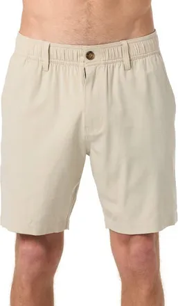 O'Neill Portola Water Resistant Hybrid Shorts in Khaki at Nordstrom, Size 38