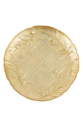 Vietri Moon Glass Salad Plate in Gold at Nordstrom