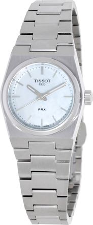 Tissot PRX Quartz White Mother of Pearl Dial Ladies Watch T1370101111100