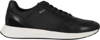 HUGO BOSS Titanium Sneakers - Heren - Sneakers - Zwart - 44 EU - Leer - Schoenen