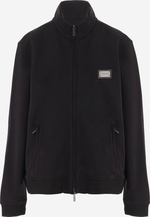 Emporio Armani Modal jersey sweatshirt met logo