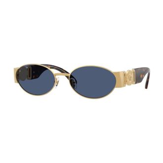 Versace Ladies Black Oval Sunglasses VE2299 100280