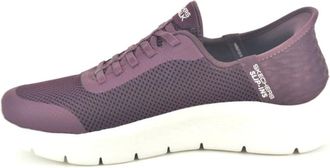Skechers Bordo Lycra Slip-In - Dames - Hardloopschoenen - Bruin - 36 EU - Fitness