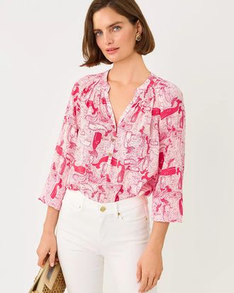 Lilly Pulitzer Elsa Silk Top