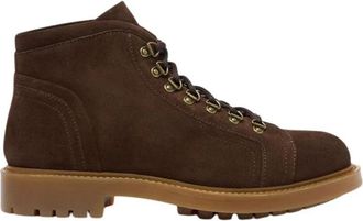 Scarosso Gino Boot - Heren - Veterlaarzen - Bruin - 45 EU - Leer - Schoenen