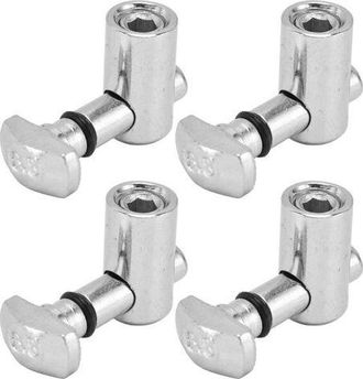 OEM Juego De 4 Conectores De Anclaje M1.6, Acero Al Carbono, Est&aacute;ndar Europeo, Kit De Accesorios En &Aacute;ngulo Recto