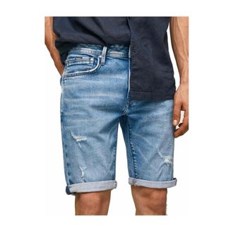 Pepe Jeans London Heren, Korte broeken, Blauw, Maat: W30 Denim