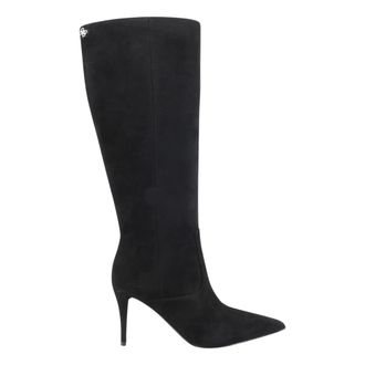 Guess Schoenen, Dames, Zwart, 39 EU, Leer, Hoge laarzen