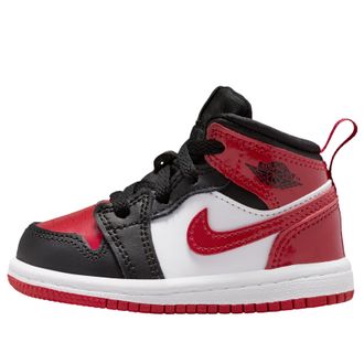 Nike Jordan (TD) Air Jordan 1 Mid SE Patent Bred Toe HV4729-006