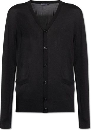 Dolce & Gabbana Geknoopte vest - Heren - Vesten - Zwart - 3XL - Truien & Vesten