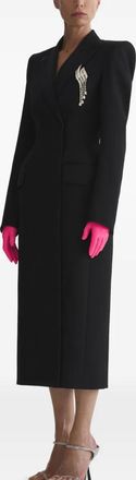 MUGLER hourglass coat - Black
