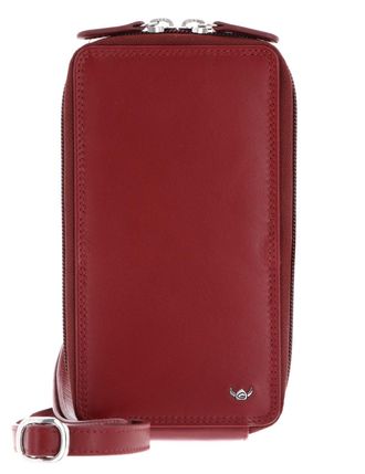 Golden Head Leather phone pouch Polo RFID Protect Handy-RV-Umh&auml;ngetasche 4046 Rot dark red