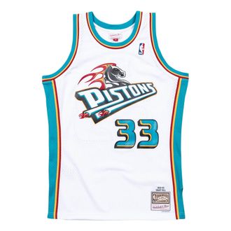 Mitchell & Ness x NBA Detroit Pistons 1998-99 Swingman Jersey Grant Hill 33 SMJYCP19211-DPIWHIT98GHI
