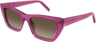 Saint Laurent Dames, Accessoires, Roze, Maat: 55 MM