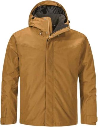 Sch&ouml;ffel 3-in-1 Jas Style Okere - Heren - Sport - Bruin - Maat: 4XL Fleece