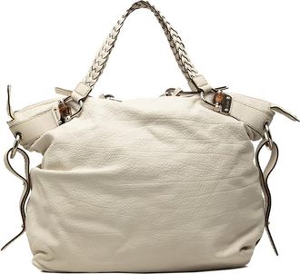 Gucci Pre-owned Gucci Large Leather Bamboo Bar Tote Ladies BFTO7BB6EDT8NLQS