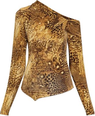 AllSaints Tops, Dames, Bruin, M, Arlie Long Sleeve Top