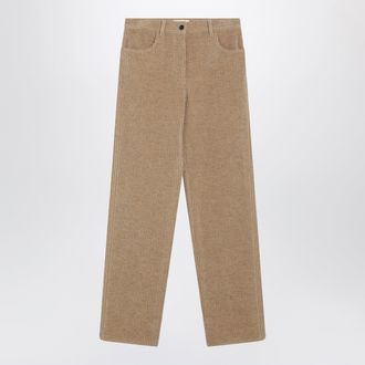 The Row Pantaloni Clair beige in velluto a coste