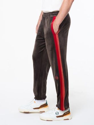 Sergio Tacchini Banda Velour Track Pant in Mulch at Nordstrom, Size Xxx-Large