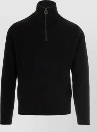 Paul & Shark ribbed half zip jumper