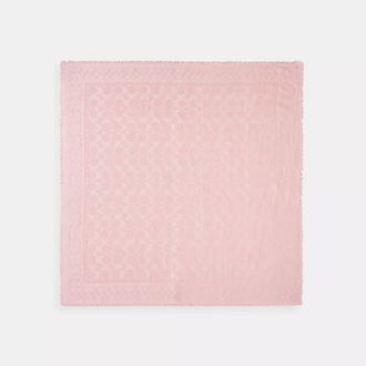 Coach Signature Oversized Square Scarf