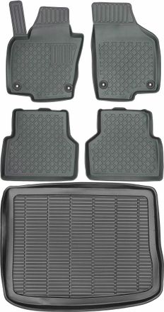 OEM Juego De Alfombrillas Para Coche Y Maletero Para Volkswagen Tiguan I Suv De 2007 A 2015