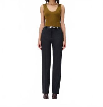 Iro Roseen Ribbed Tank Top In Yellowish Green