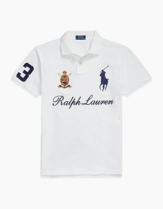 Polo Ralph Lauren Mens Polo Ralph Lauren Knit Polo Shirt 002 White - Size: 42