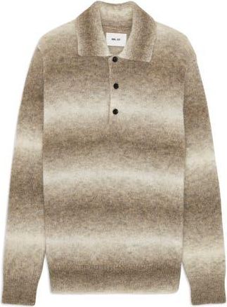 Nn.07 Alfie 6656 Alpaca Blend Polo Sweater in Light Camel at Nordstrom Rack, Size Xx-Large