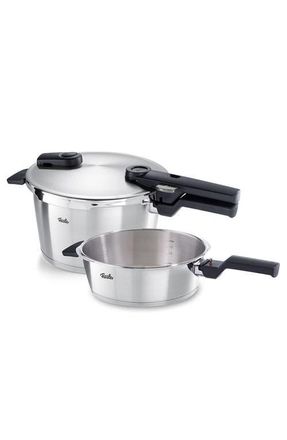 FISSLER Vitaquick Premium Set, Pressure Skillet and Pressure Cooker in Stainless Steel at Nordstrom, Size Medium