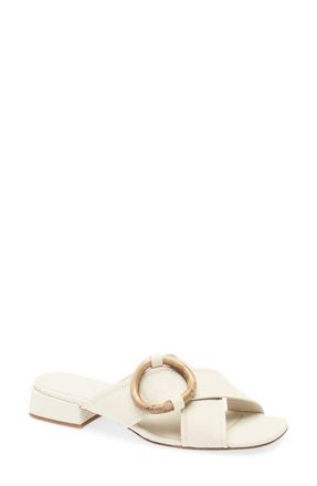 Pedro Garcia Edem Slide Sandal in Ivory Petitgrain-Oak at Nordstrom, Size 8.5Us