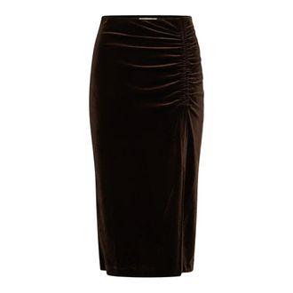 Part Two SofijaPW Rok - Dames - Rokken - Bruin - Maat: XL Corduroy