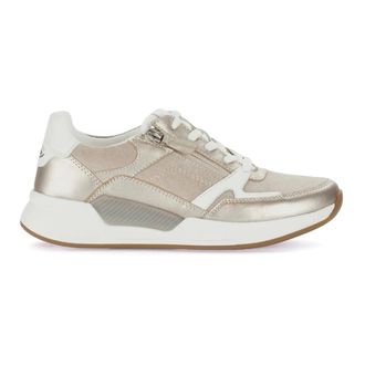 Gabor Schoenen, Dames, Beige, 39 EU, Leer, Sneakers