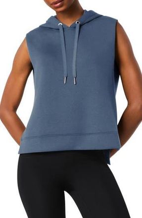 Spanx AirEssentials Sleeveless Hoodie in Sea at Nordstrom Rack, Size X-Large