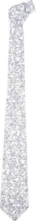 Kiton Accessoires, Heren, Grijs, ONE Size, Bloemenstropdas