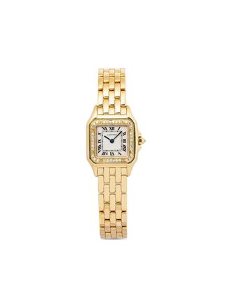 Cartier Pre-owned Panth&egrave;re 22 mm horloge - Goud