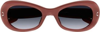 Alexander McQueen Alexander McQueen Sonnenbrillen - Mq0383 Collection 0 Sunglasses - Gr. unisize - in Orange - für Damen