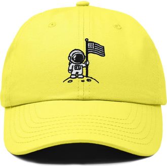 Dalix Moon Mission Dad Cap in Yellow at Nordstrom