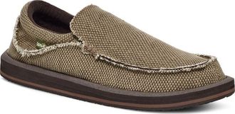 Sanuk Chiba Woven Slip-On in Brown at Nordstrom, Size 11