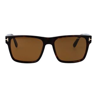 Tom Ford Sunglasses, male, Brown, Size: 55 MM Stylish Calder Sunglasses for Sunny Days