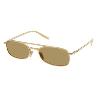 Prada PR D59S Zonnebril - unisex - Accessoires - Geel - Maat: 54 MM