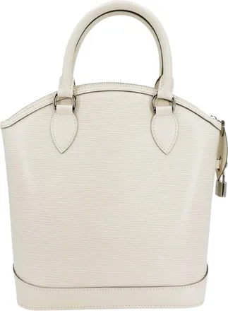 Louis Vuitton Epi Ivory Epi Leather Handbag Tote Bag (Pre-Owned)